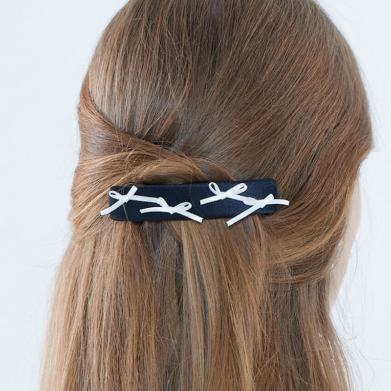 

HAS HE049 Romantic Ribbon hair pin skyblue
