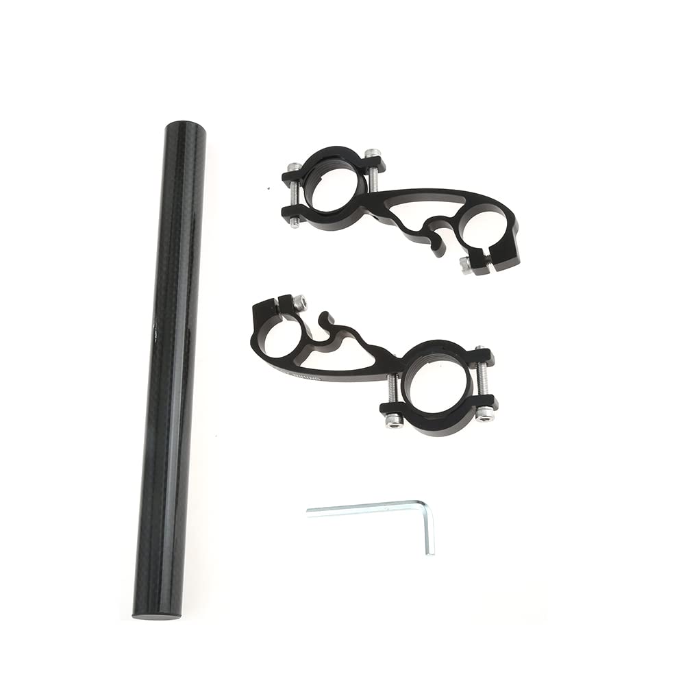 Etermeta Motorcycle Clamp Bar Extension Bracket with Handlebar and Smartphone Holder for Expanding Handlebar Fits Diameters 20mm To 32mm Multi-Bar