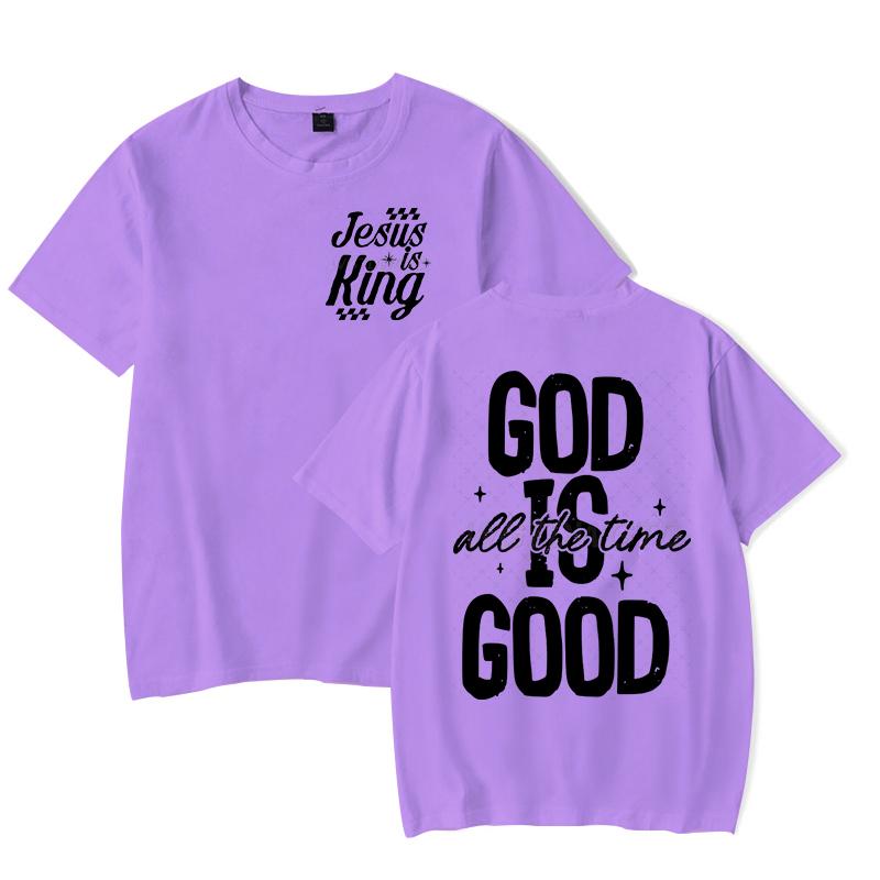 Jesus Religious Believe Shirts for Unisex Women God Is Good All The Time Classic Tops Gift for HerHim Faith Based TShirt tops