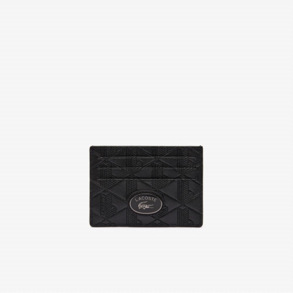 

LACOSTE Мужская визитница Monogramme Monogram [черный]