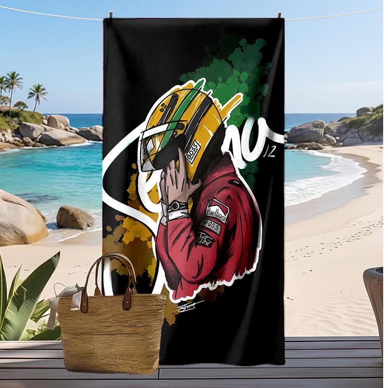Avatar State Printed Beach Towel Quick Dry Soft TowelPortable Large Rectangular Beach Blanket for Travel Swimming Pool