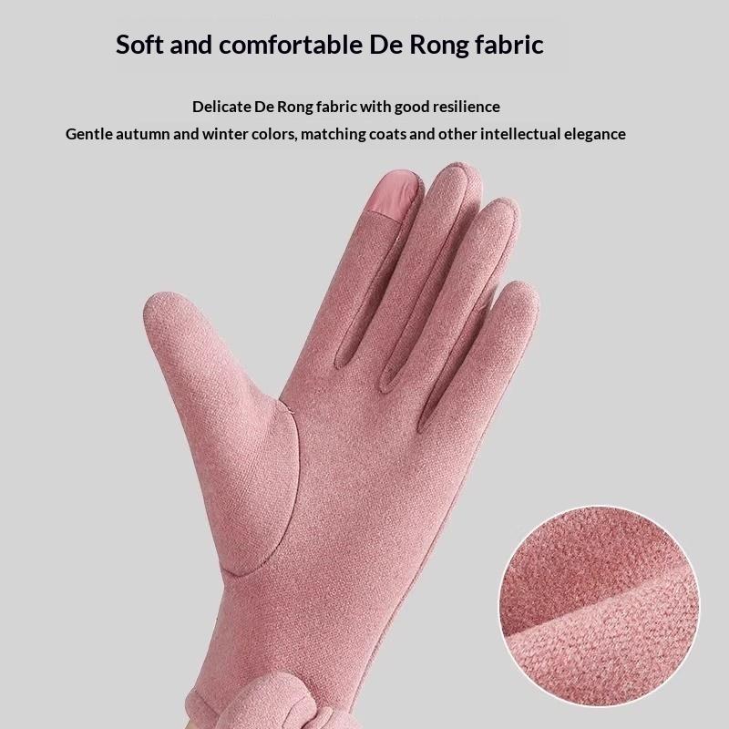 Winterhandschuhe für Damen Herren Warme Touchscreen-Handschuhe Kälteschutz Fäustlinge mit vollen Fingern Outdoor Radfahren Dicke Handschuhe