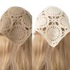 Eye Catching Knitted Hair Bands with Floral Pattern for Women Fashionable Headscarf Hair Accesories for Everyday Wear
