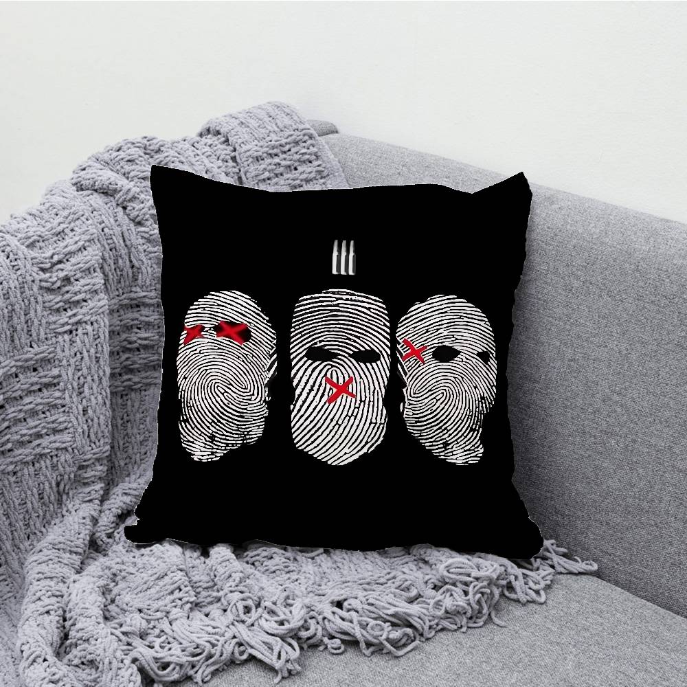 O-Omerta M-Maes Pillow Case For Sofa Decor Car Office Room Printing Cushion Cover Decorations and Protector