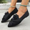 New Large-sized Pointed-toe Flat Casual Single Shoes for Women, Breathable One-foot Lazy Shoes