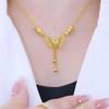 Pendant Butterfly Tassel Necklace Women's Fashion Temperament Hollow Long Clavicle Chain Light Luxury