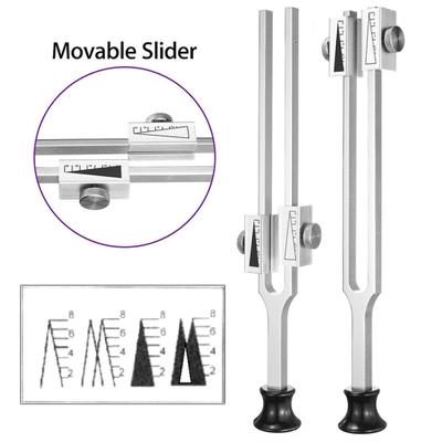 Aluminiumlegierung C64Hz C128Hz Einstellbares Stimmgabel-Neurologie-Diagnosegerät
