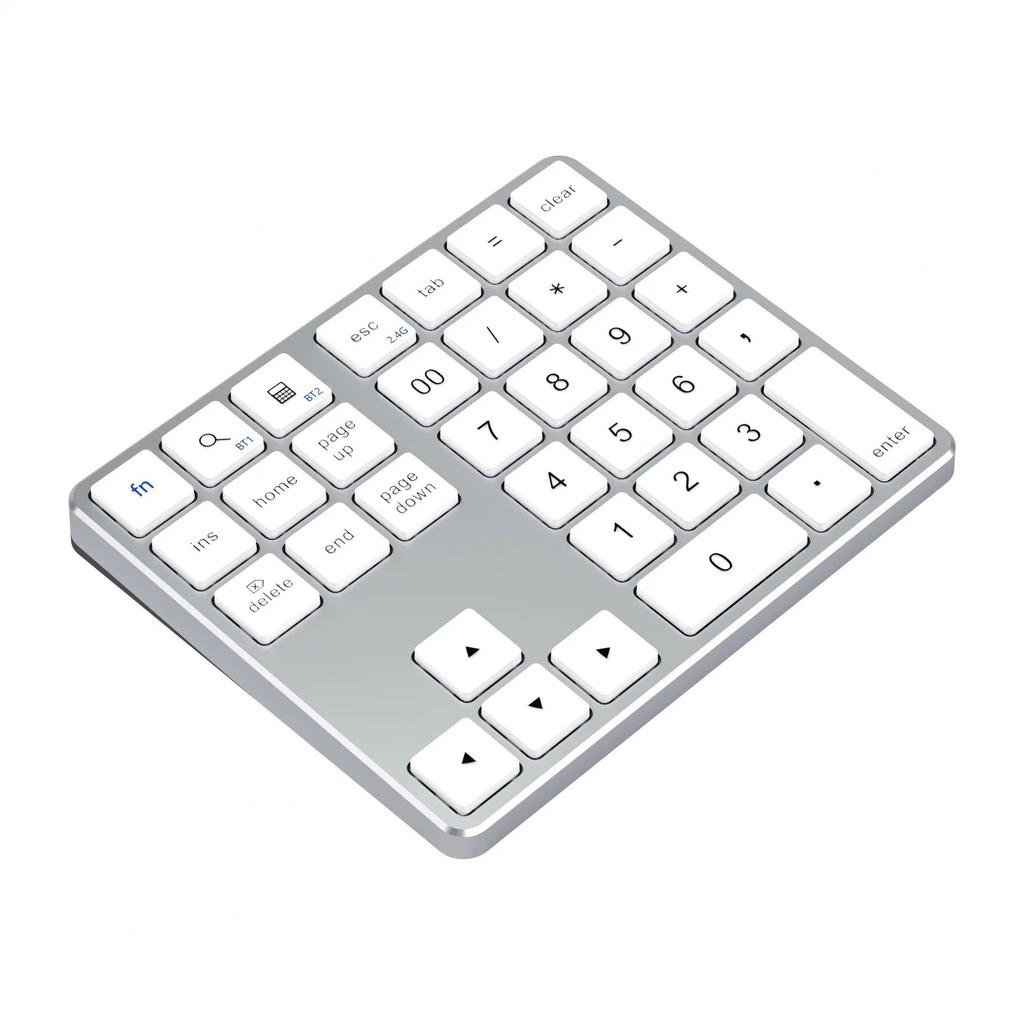 Dual Mode Numeric Keypad 2.4G Wireless Keyboard Bluetooth 5.0 Keyboard Digital Keyboard 300mAh Battery Rechargeable Numpad