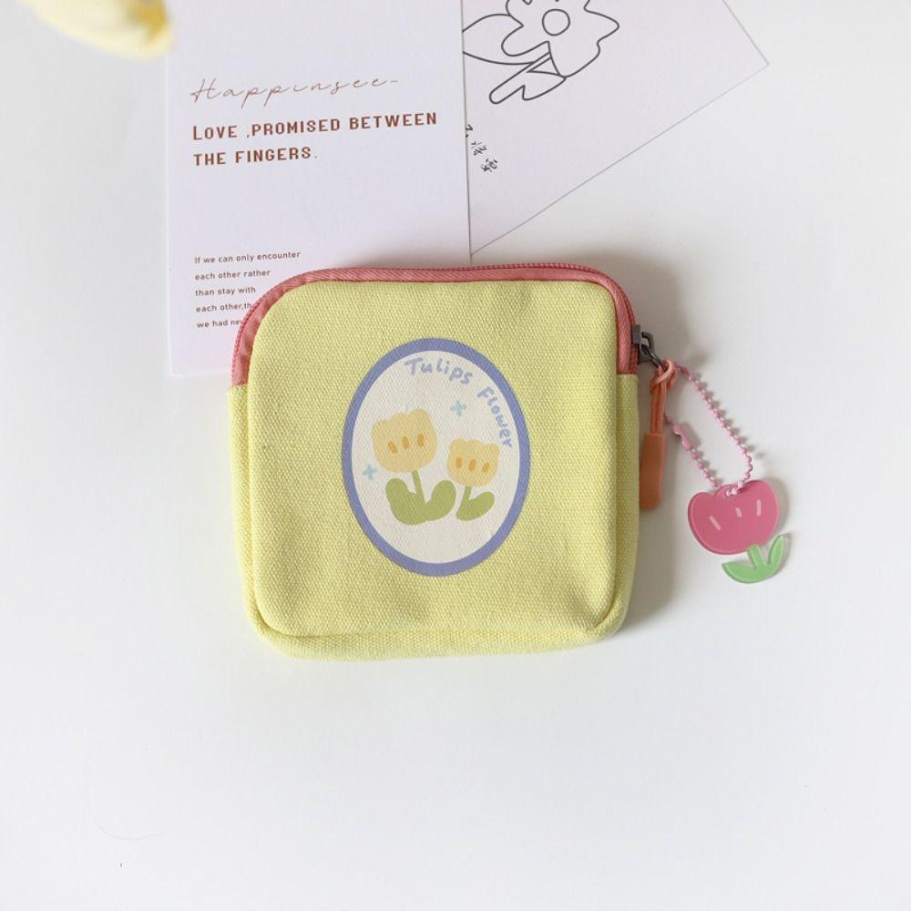 

Bag Small Item Bag Lipstick Cosmetic Bag Tulip Coin Purse Coin Money Bags Women Change Storage Bag