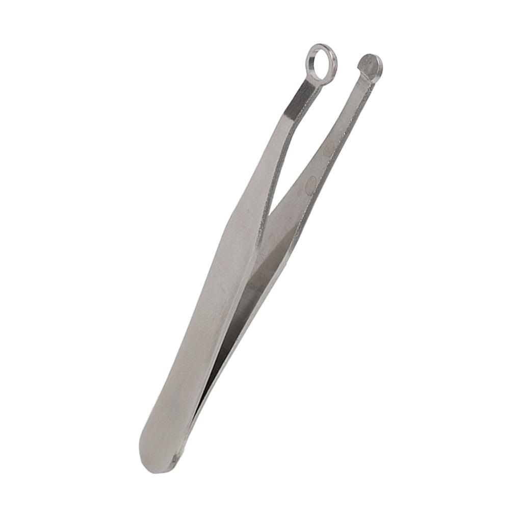 Nose Hair Trimming Tweezers Stainless Steel Friendly Round Tip Easy Cut Nose Hair Tweezers for Noses Sideburns Brow Body