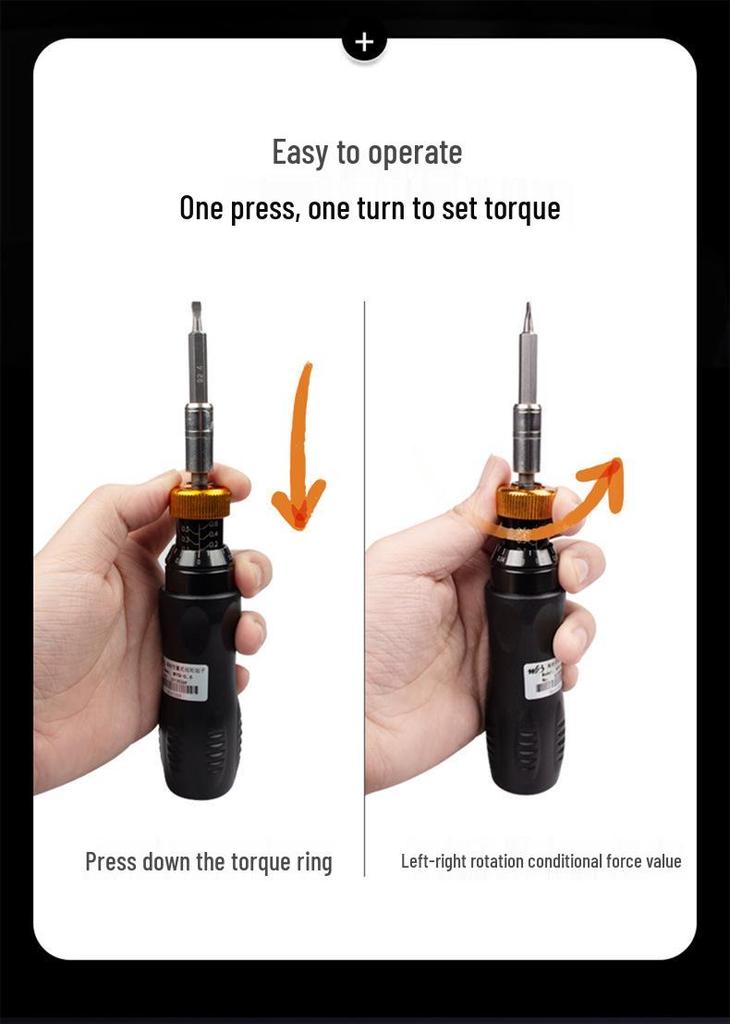 HEMUELE HeMu Adjustable Torque Screwdriver with Bits