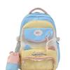 School bag 2025 high value contrasting colors large capacity dopamine middle and high school student school bag versatile cute sweet backpack