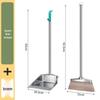 Allies Stainless Steel Broom & Dustpan Set
