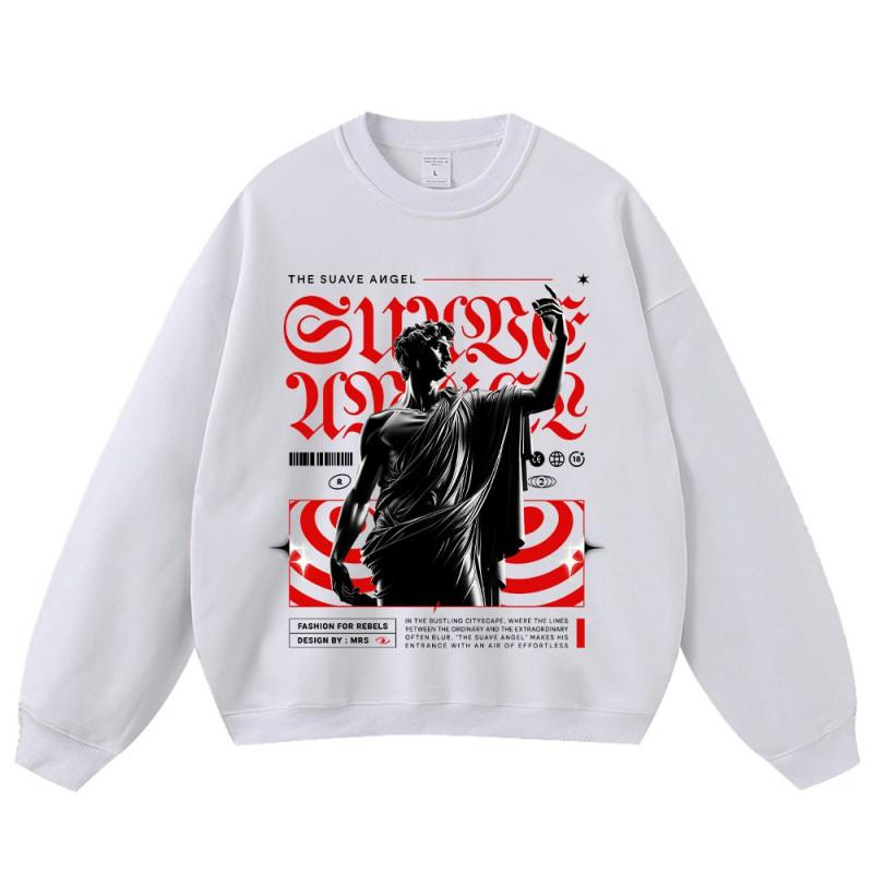 Vintage Washed Oversized Streetwear Hoodie Unisex Loose Fit Cotton Graphic Sweatshirt Men Women