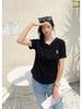2022 Summer Korean Hooded Button T-shirt - Hot Celebrity Short-Sleeve, Loose Fit for Female Students