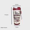 Women's Double Drink Thermos Cup - High-Value 316 Stainless Steel, Large Capacity for Car Use