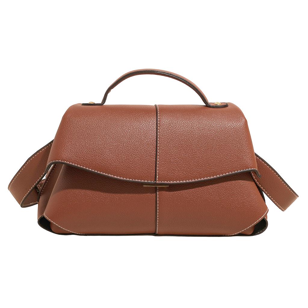 Large Capacity Women's Small Square Bag New Niche Design for Work and Commuting, High-end Single Shoulder Crossbody Bag