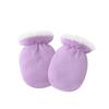 Varm ull nyfødte votter for gutt jente Godteri ensfarget småbarnshanske Høst Vinter Anti-ripe ansikt Cashmere Baby hanske