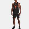 Under Armour Project Rock Charged Cotton Training Tank Top Men Tops Black 1361623-001