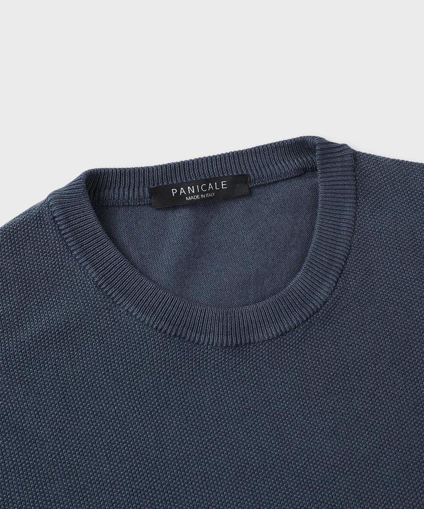 PANICALE Crew Neck Cotton Sweater 2 Colors