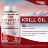 Ulei de Krill Antarctic 1000mg -cu Omega-3 EPA, DHA, Astaxantină și Fosfolipide