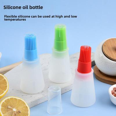 Silicone Oil Brush Bottle for Baking, Air Fryer, Pancakes, Grilling, and Steaks - Food Grade, High Temperature Resistant Silicone