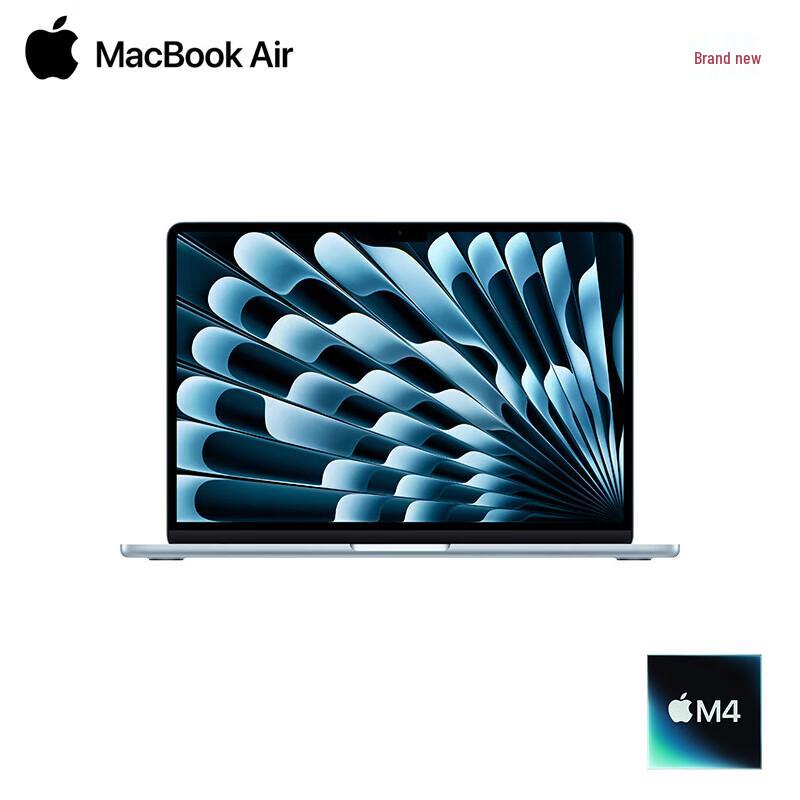 

Apple 2025 MacBook Air 13-дюймовый ИИ-ноутбук (Китайская версия) M4 (10+10 Core) 16GB 512GB