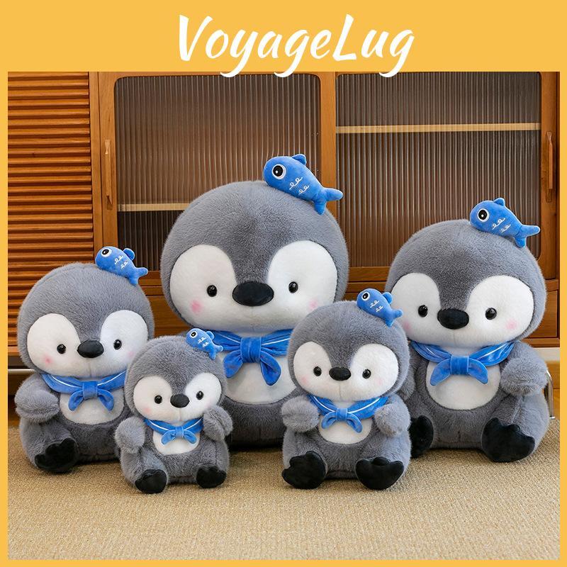 Fish Bow Tie Penguin Plush Toy Animal Stuffed Doll Cute Decoration Kids Gift
