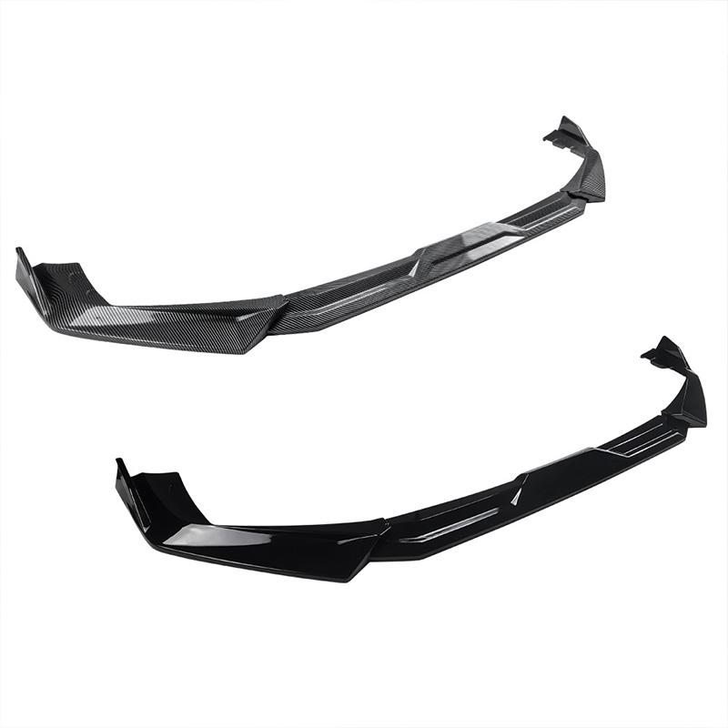 High Quality ABS For BMW X5M F95 X6M F96 LCI 2026+ Car Front Bumper Lip Spoiler Body Kit Glossy Black Carbon Fiber Look