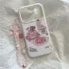 Strawberry Bear Double Layer Anti-Fall Phone Case for iPhone 14/13/Apple 17/16/15 PROMAX
