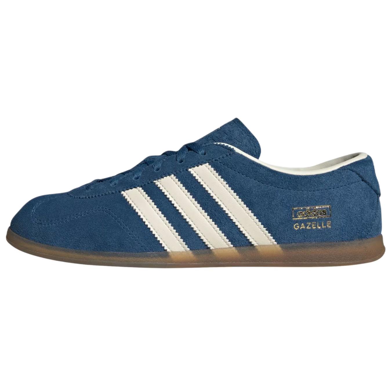 

Adidas Originals GAZELLE Low top Skateboard Shoes Unisex Blue Beige IH6941 44