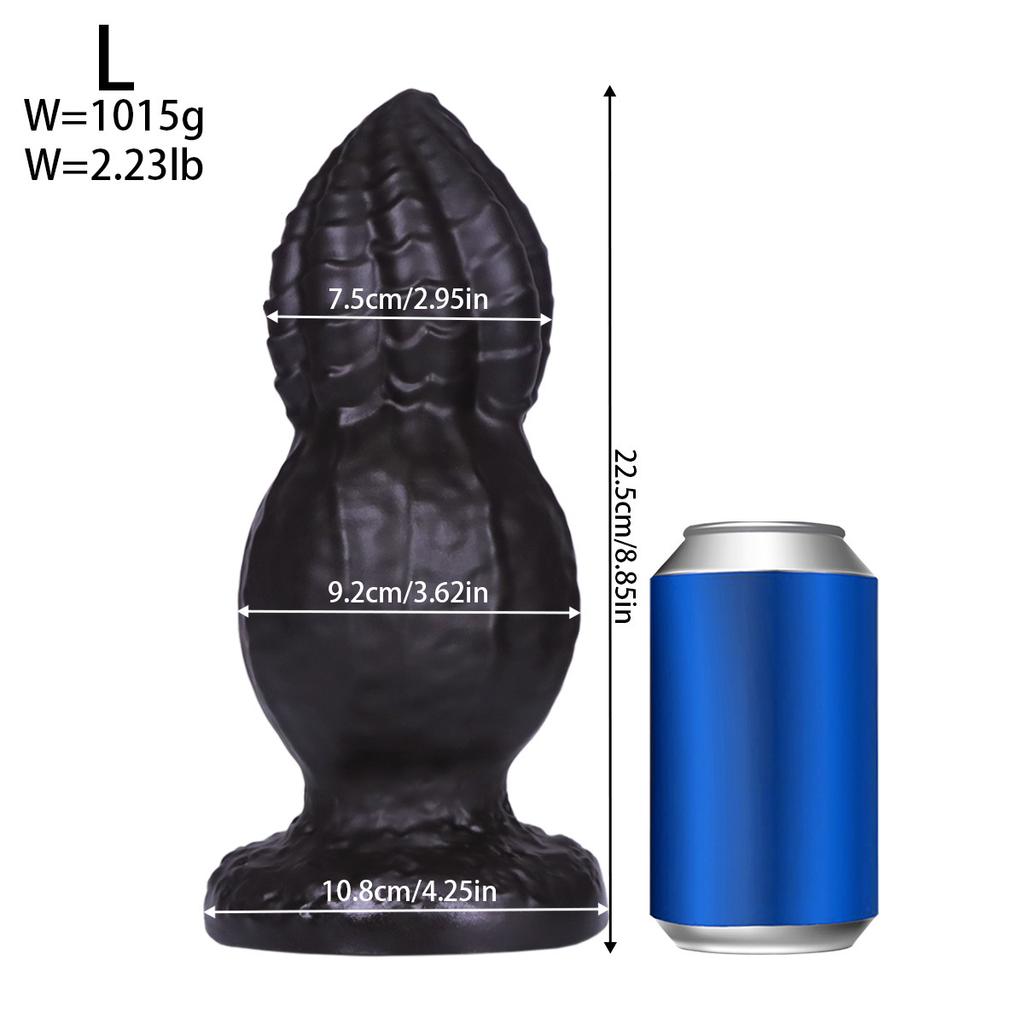 Extra Großer PVC Weicher Dildo Fisting Analplug Masturbator Saugfuß Analdilatator Erwachsenen Sexspielzeug Großer Schwanz Strap-on Penis