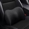 Car Cushion Breathable Memory Foam Lumbar Support Pillow for Driving And Office Chair Ergonomic Waist Protection Back Cushion for Pain Relief And