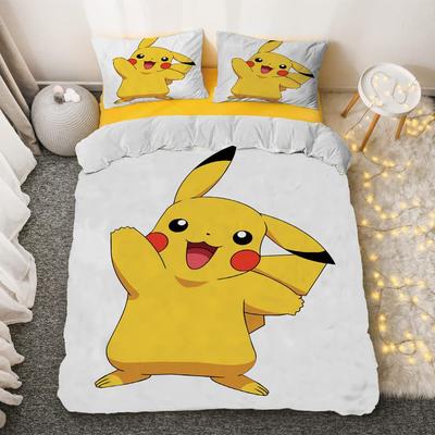 3D Pattern Soft Bedding Three-Piece Quilt Cover