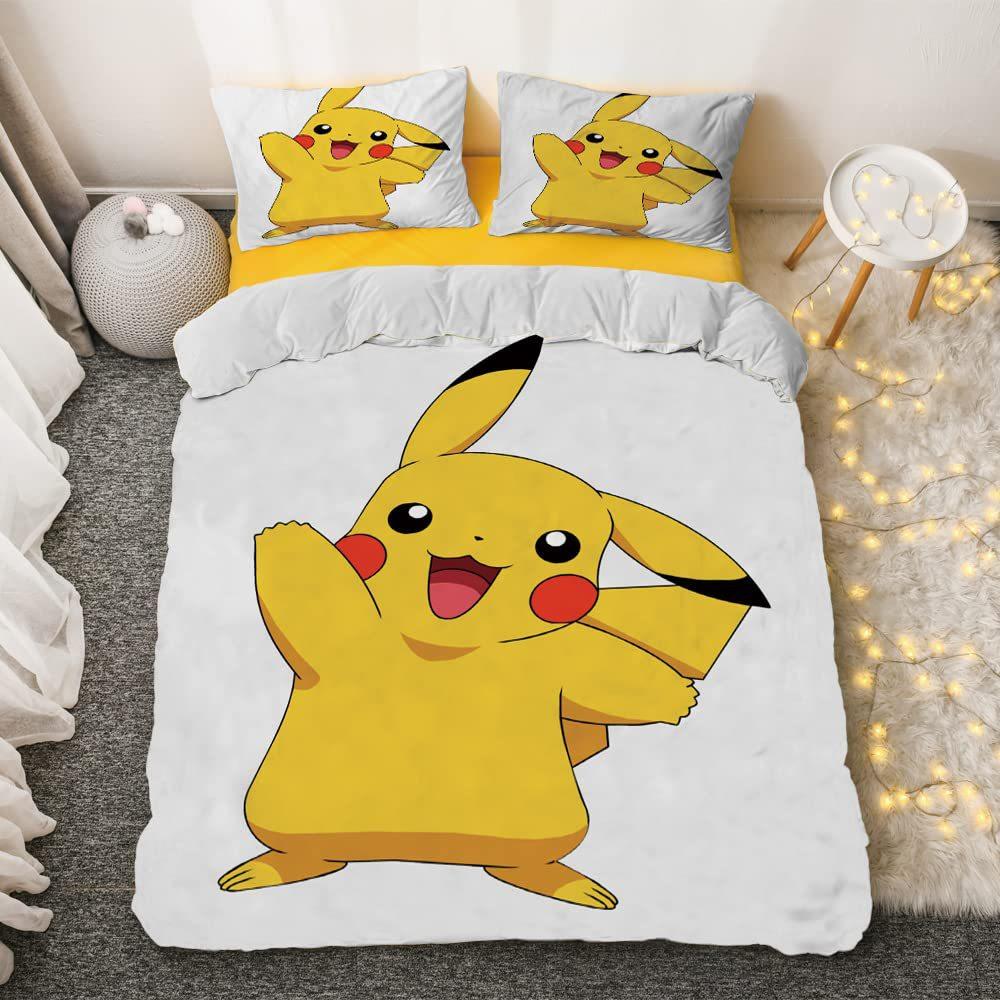 3D Pattern Soft Bedding Three-Piece Quilt Cover