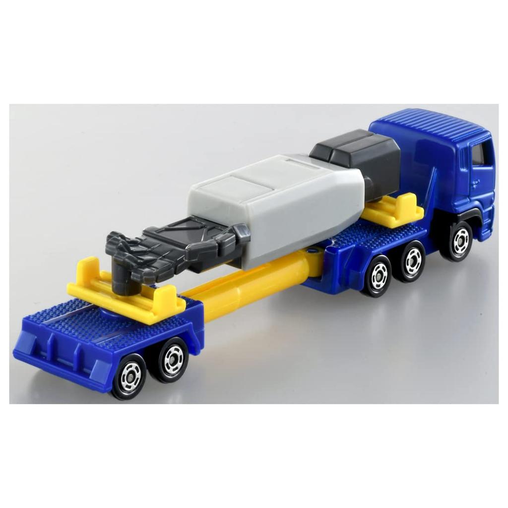 TAKARA TOMY Tomica Long Type Tomica 140 Mitsubishi Fuso Super Great Pole Trailer Miniature Car Toy for Ages 3 and Up No.
