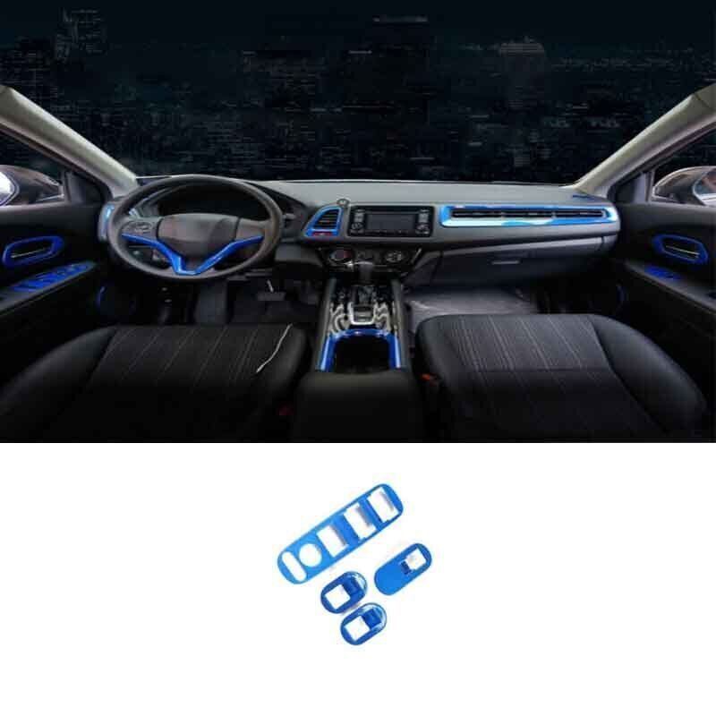 Fit For Honda HR-V vezel 2016-2022 cover trim blue 4pcs Window lift panel switch