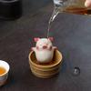 Yixing Zisha Tea Pet - Lying Flat Pig Zodiac Bathtub Ornament