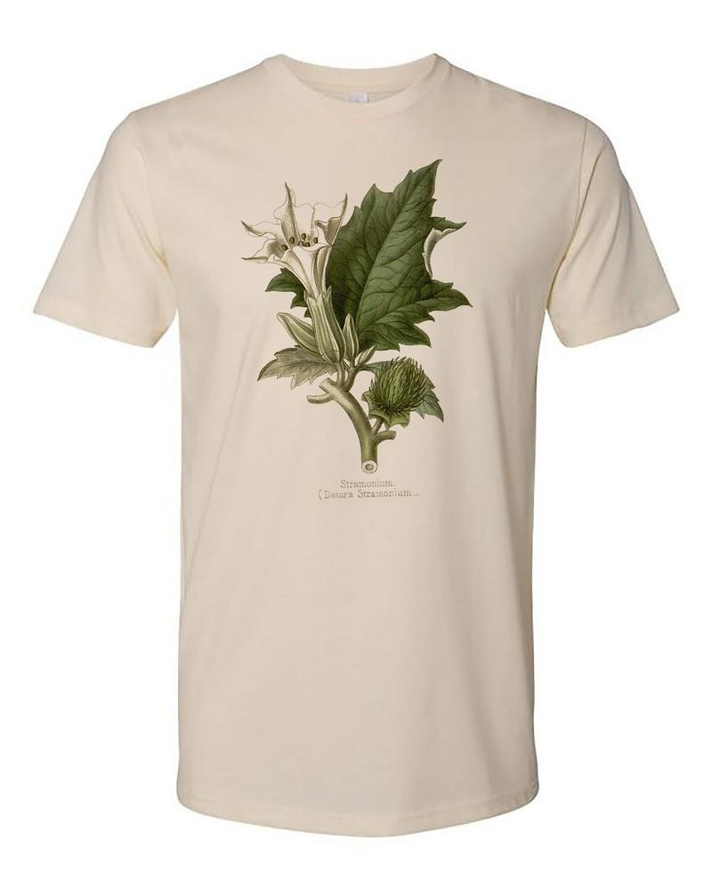 Cottage Cult Clothing Tee T Shirt 100% Cotton Occult Goth Witch Datura Flower Unisex T-Shirt XXL