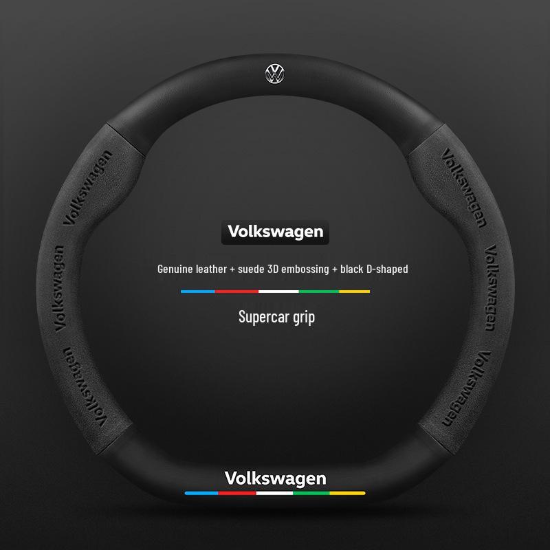 Volkswagen Teramont Stuurhoes (17-23) Suède Koolstofvezel, Universele Pasvorm voor Alle Seizoenen