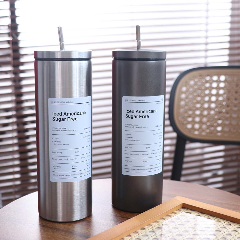 Portable American Coffee Mug Double Layered Insulation Water Cup Stainless Steel Car Cup  Gift