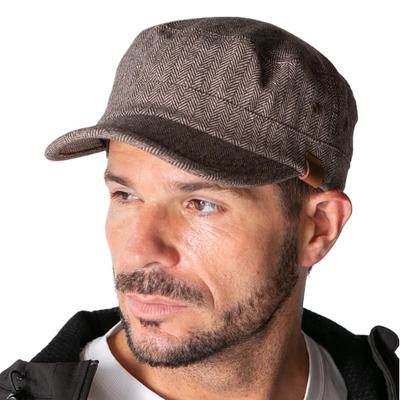ICHIYON Hut Kappe Arbeitskappe Hut Große Größe Sommer Stilvoll Mesh Einfarbig Golf Outdoor Atmungsaktiv Größenverstellung [14+ PLUS] Herren Nicht stickig icap0263-58-br /