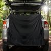 Car Rear Door Shower Curtains Privacy Divider Curtains Adjustable Sunshade Light Blocking Protection with Magnetic Hooks