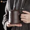 Jin Xiangyu Tea Cup Office Cup Yixing Zisha Ceramic Gift Meeting Personal Kung Fu Tea Xu Huai Ruo Bamboo Cup 450ml