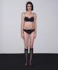 VINAJ N Chain Low V Half Cup Bikini Bra (Black)