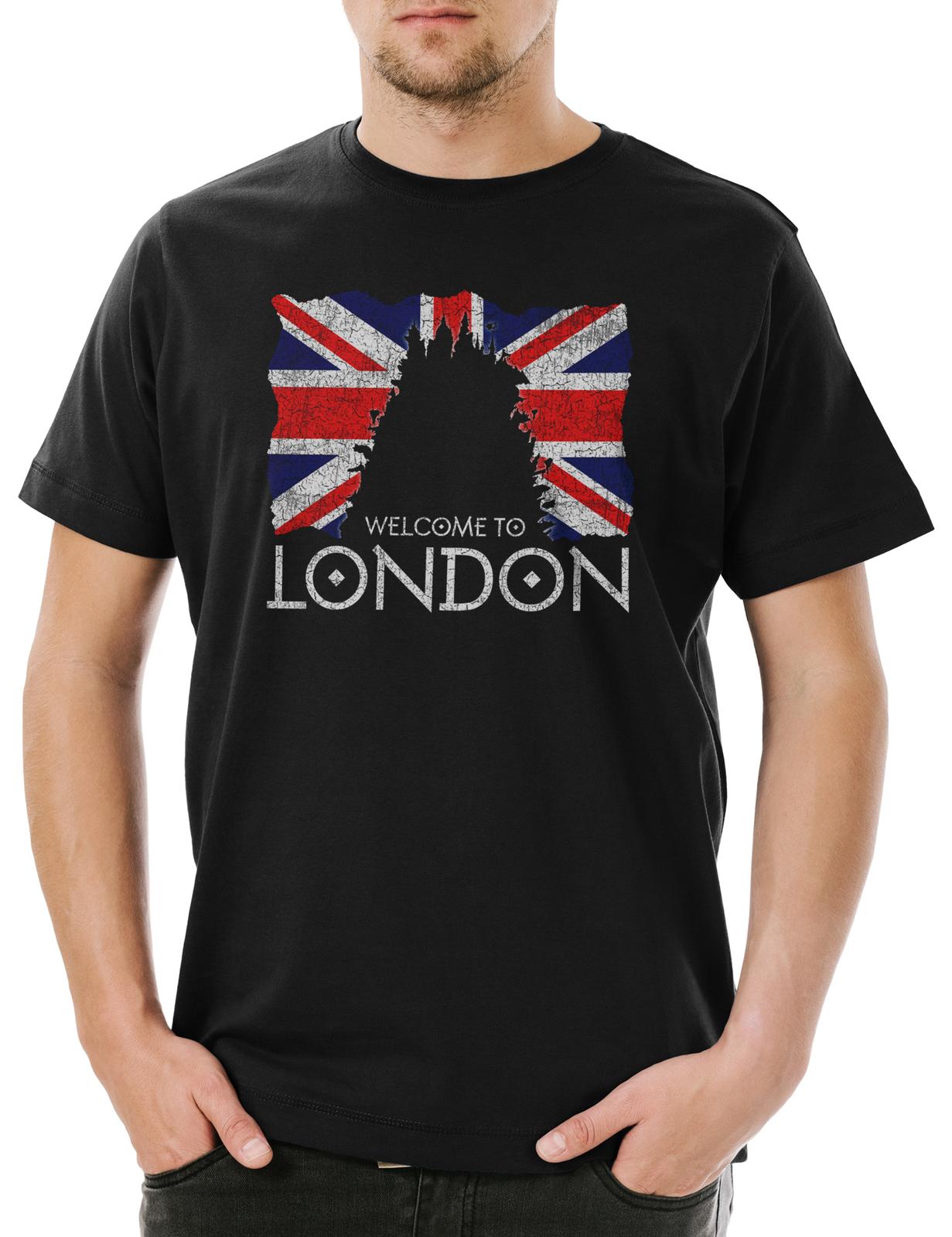 

Welcome To London Mens T-Shirt Mens Womens Tees Top City Town Mortal Predator Engines Cities M