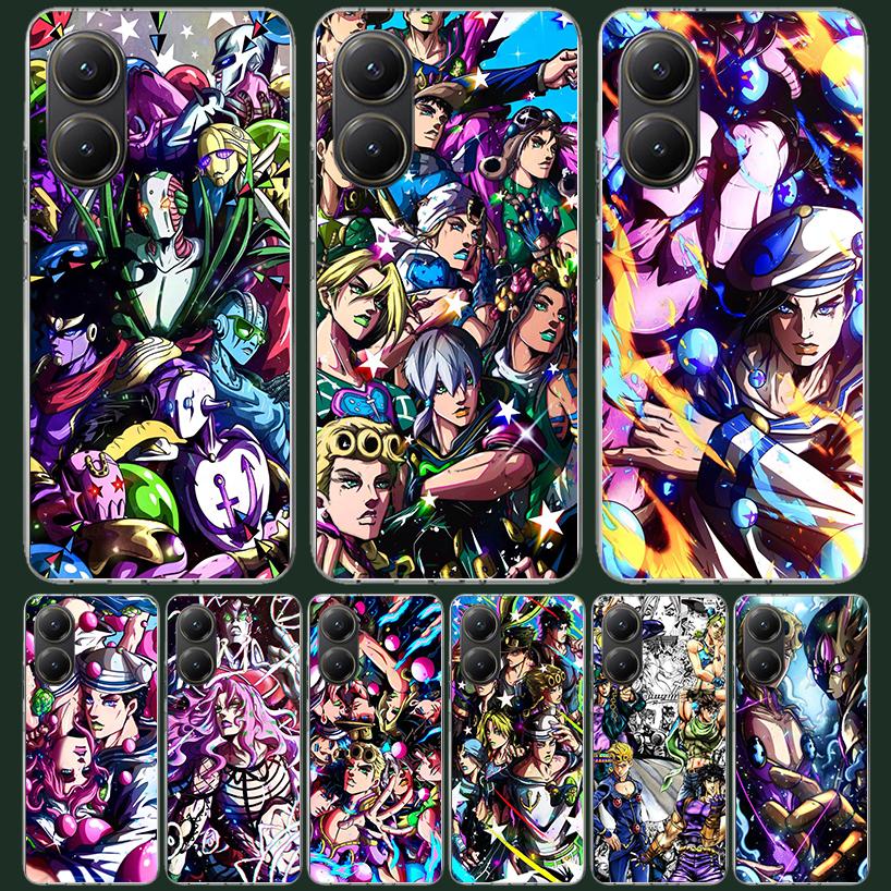 JoJo's Bizarre Adventure Hot Anime Phone Case For Xiaomi Poco X3 X5 X6 X7 X4 Nfc F7 Ultra F6 F5 Pro F4 Gt F3 M6 M5S M4 M3 Art Co