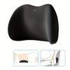 Ergonomic Lumbar Support Pillow Memory Foam Posture Corrector Pink Waist Cushion for Office Chair & Sleeping Hand Wash Only