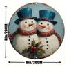 Vintage Metal Sign Blue Deer Merry Christmas Retro Tin Plate Wall Decor Home Holiday Gift 20 Cm