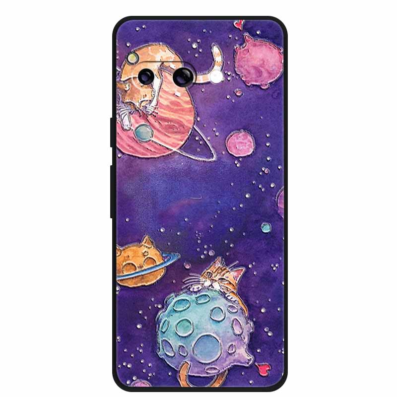 For Google Pixel 10a Case 3D Relief Flower Emboss Soft Silicone Funda Google Pixel 10a 5G 3D Cartoon Shell Pixel10a 3D Relief